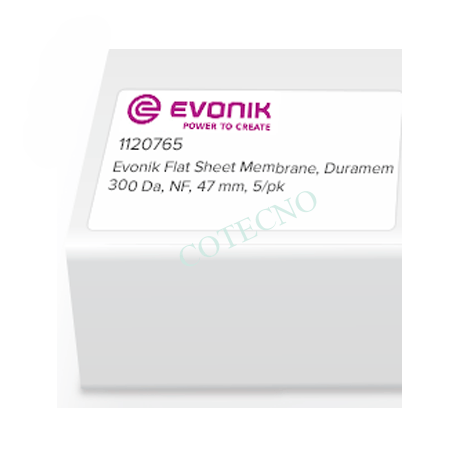 Membrana DE lamina PLANA evonik, duramem 300 DA, NF, 47 MM, paquete DE 5 - WP