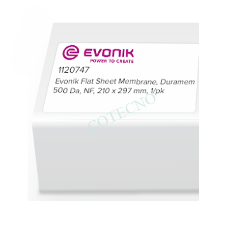 Membrana DE lamina PLANA evonik, duramem 500 DA, NF, 210 x 297 MM, 1 / paquete - WP