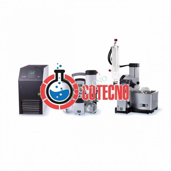 Sistema DE evaporador rotativo KNF RC600, incluye sistema DE VACIO SC920, enfriador C900 y accesorios - WP