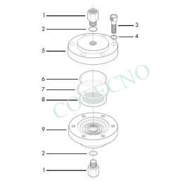 Soporte SS DE ALTA presion, piezas - WP