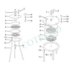 Piezas PARA grandes soportes estandar DE ACERO inoxidable, grandes soportes sanitarios DE ACERO inoxidable - WP