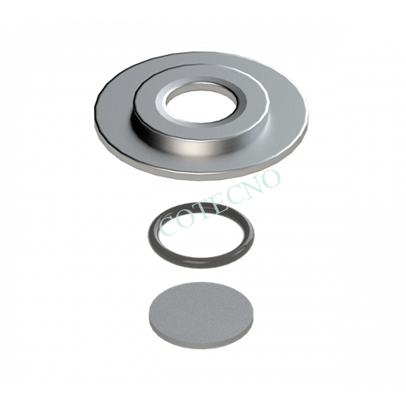 Reductor de area de membrana hp4750, 25 mm, incluye disco de soporte poroso y junta torica - WP