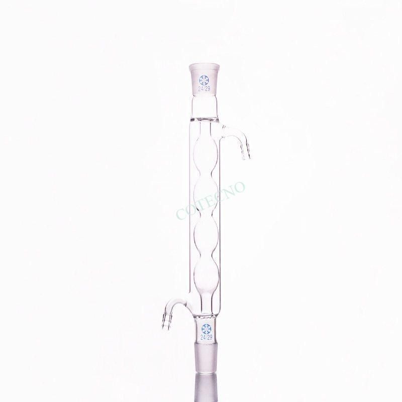 Condensador con tubo interior abombado, boca de tierra estandar, allihn - WP