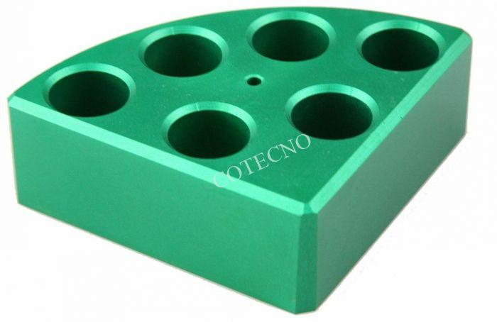 Cuarto de bloque de reaccion verde, 17.75 mm x 26 mm - WP