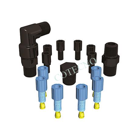 Ventilacion DE seguridad, accesorios DE repuesto, accesorios DE 1/8 '' DE diametro externo y paquete DE accesorios DE 1/4 '' - WP