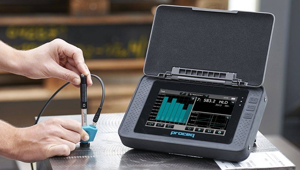 Medidor de dureza de metales portatiles - equotip - WP