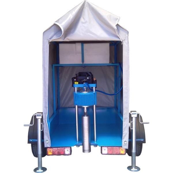 Maquina de perforacion de nucleos en remolque (motor de gasolina) - WP