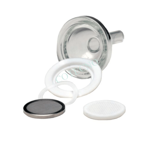 Soporte DE microanalisis DE vidrio DE 47 MM, TODO EL SELLO DE PTFE - WP