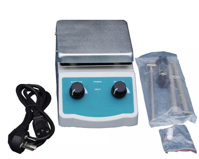 Agitador magnetico con placa de aluminio 5 lts con agitacion sin calefaccion- BE-MezMagCal-3B - WP