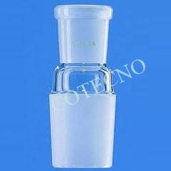 Junta (adaptador de reduccion) boca grande y tapon pequeño, boca de esmerilado estandar - BellVid-CJuntaBGTP-02 - WP