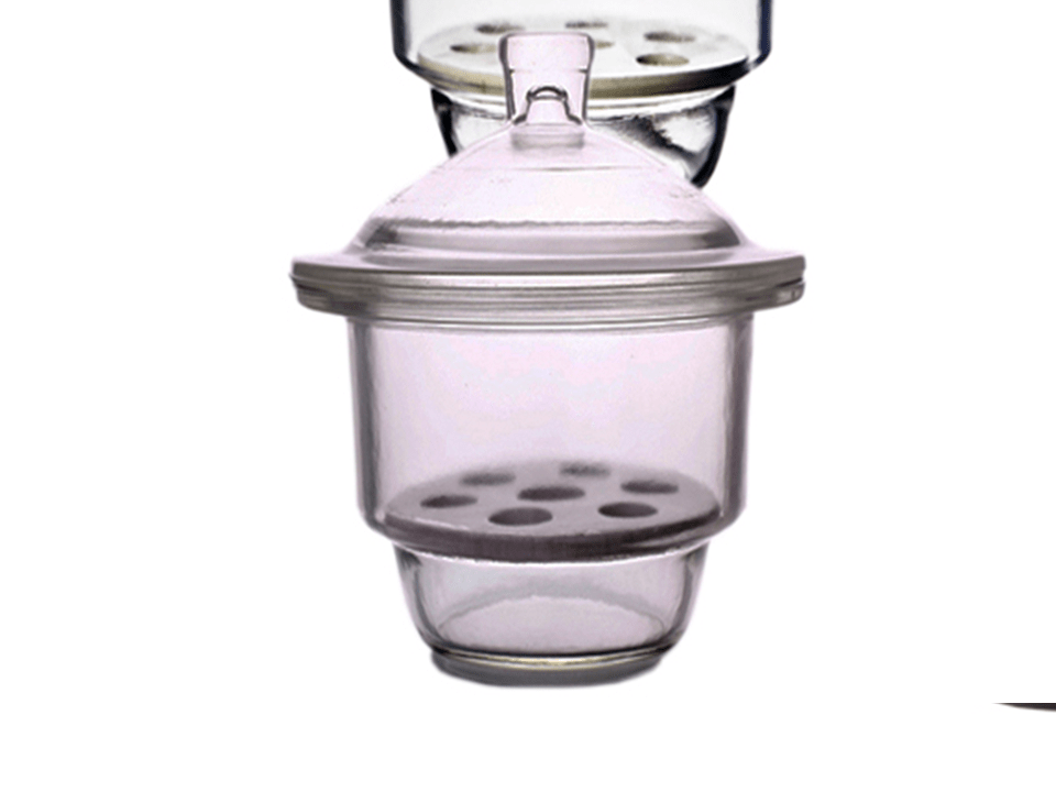 Desecador vidrio transparente, con plato de porcelana - BellVid-CDesecadoresVTPP-240 - WP