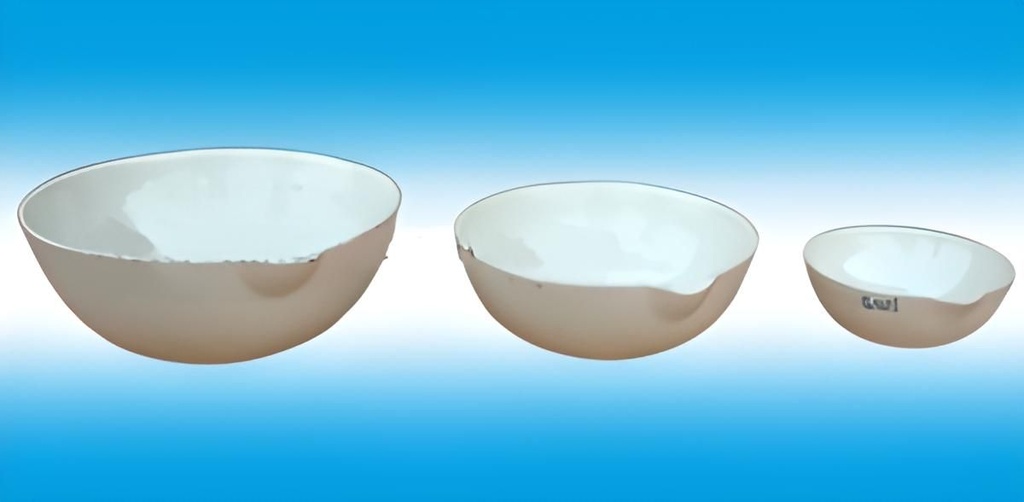 Crisol de porcelana con fondo redondo y con pistilo - 60ml - WP