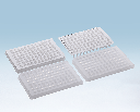 Placa de PCR de 96 pocillos de 0,1 ml, sin faldon, blanca, sin impresion B-PlacaPCR-15 - WP