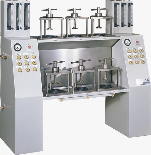 Dispositivo de prueba de impermeabilidad al agua del hormigon 3 estaciones - WP