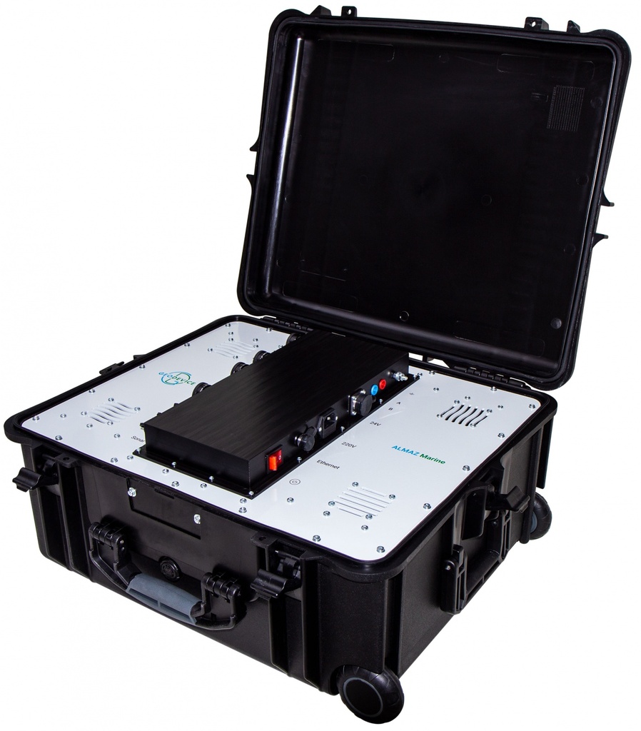 Sistema acuatico para imagenes de resistividad continua y metodo electromagnetico en el dominio del tiempo - ALMAZ marine – - WP