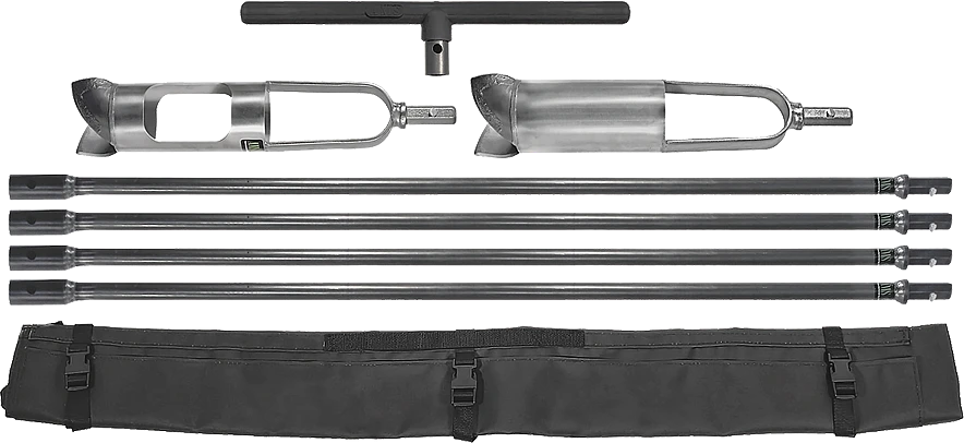 Kit de barrena para suelo 2.25" con (4) extensiones de 3 pies - WP