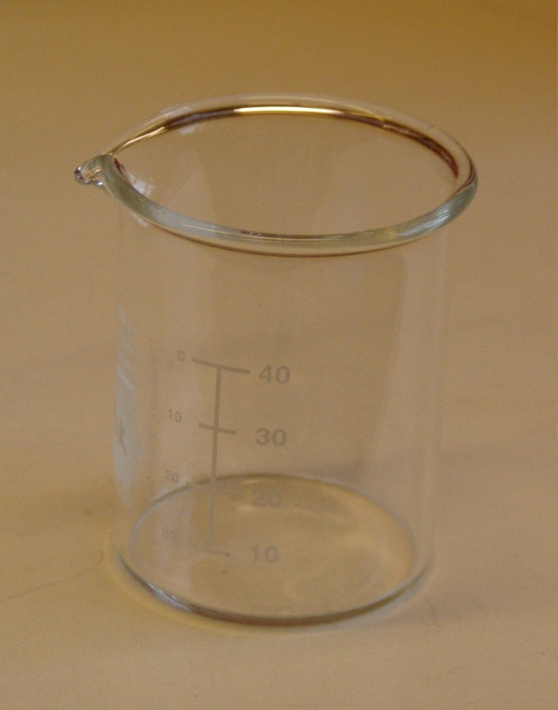 Vaso de precipitados, 40ml Vidrio Boro 3.3