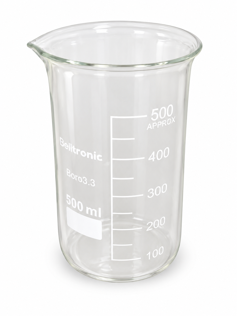 Vaso de precipitados vidrio boro 3.3, forma alta 450mI
