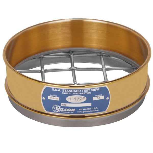 Tamiz - 8" - 1-1/2" - Filtra ASTM-E11 - TM 203037500050