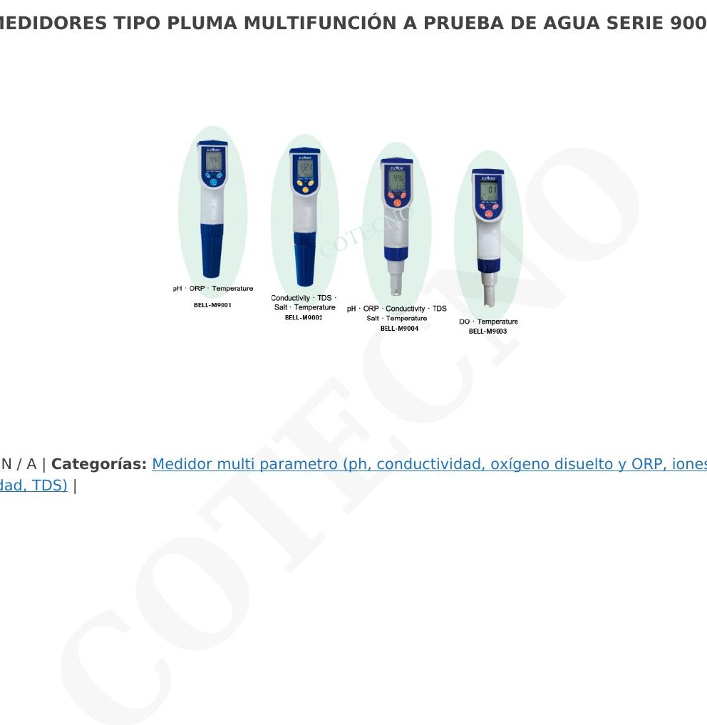 Medidores tipo lapiz multifuncion,pH/mV/Temp, a prueba de agua serie 9000 Modelo P711