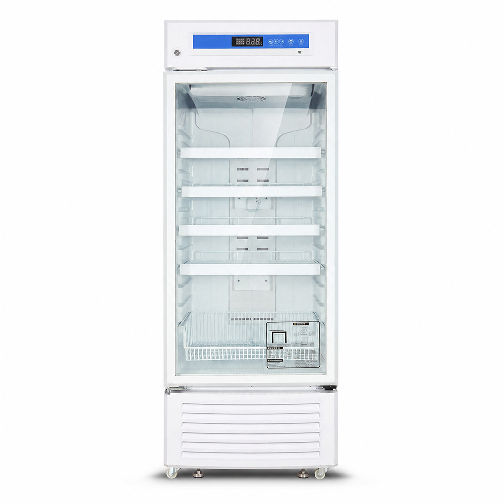 REFRIGERADOR MEDICO CON REGISTRADOR DE TEMPERATURA 260 Lts, RANGO TEMP 2 - 8 GRADOS.