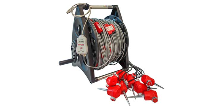 sistema suelospy rosina 8+1 geofonos