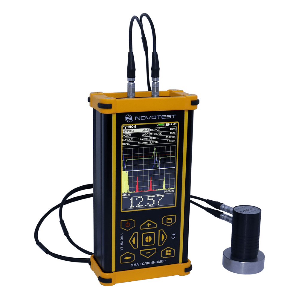 Medidor de espesor EMAT novotest UT-3M-EMA