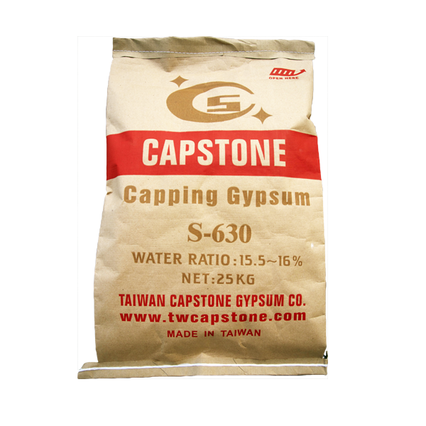 Yeso de refrentado, resistencia 630 kgf/cm² (9000 psi), fraguado 40 min, relación agua/yeso 15.5–16%, saco 25 kg.