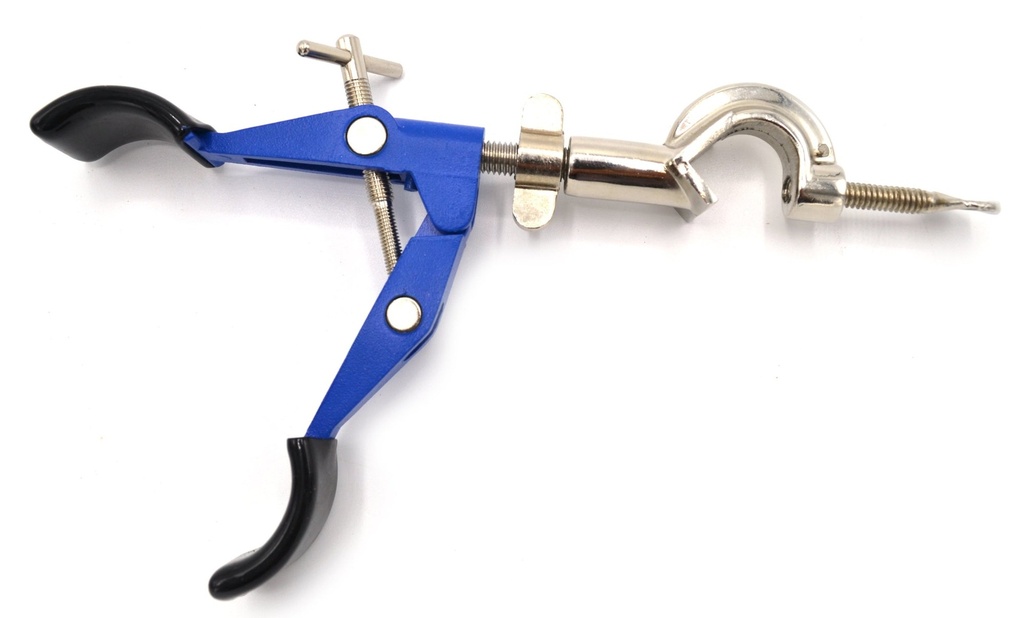 pinza simple para bureta de aluminio