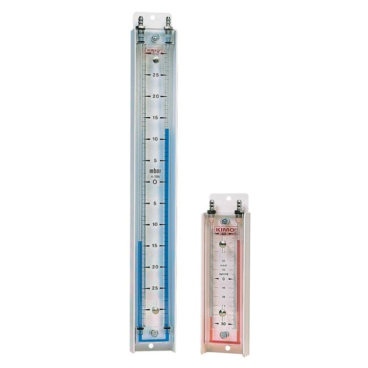 Manometro de columna liquido vert, tipo LU100 VOLT1S E6, Rango: 110-0-110 mmH2O