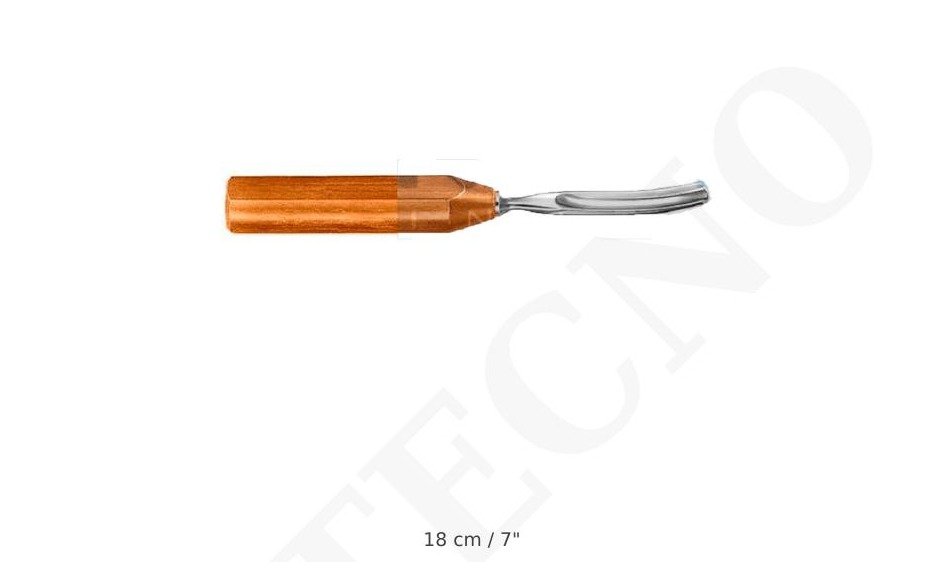 Vickers Spongiosa Gubia 7' Acero inox 410 Doble protección