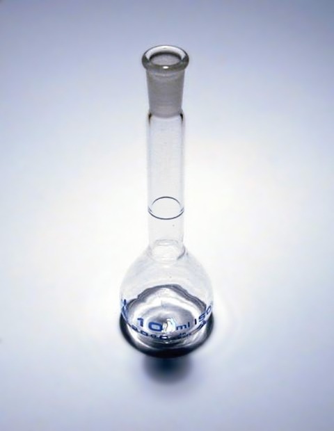 Matraz aforado 5ML, vidrio Boro 3.3 CLASE A