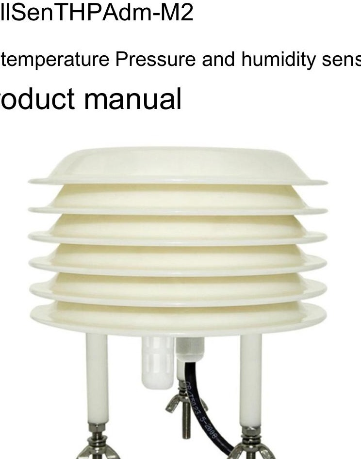 Sensor de temperatura y humedad con cobertizo de 6 capas