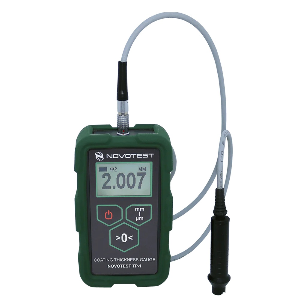 medidor de espesor de recubrimiento NOVOTEST TP-1M (completo con sonda F-0.5)