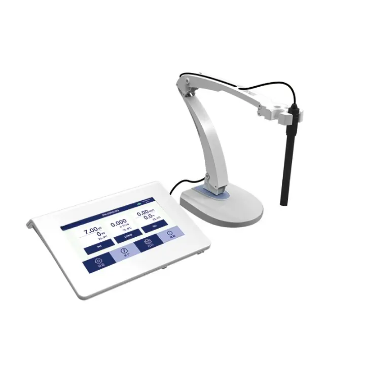 Medidor de sobremesa de pH, conductividad, oxigeno disuelto y ORP