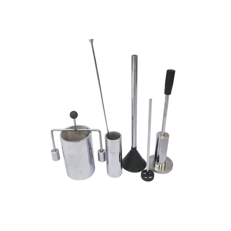 Medidor de densidad relativa del suelo 250 ml, diámetro 5 cm, altura 12,7 cm