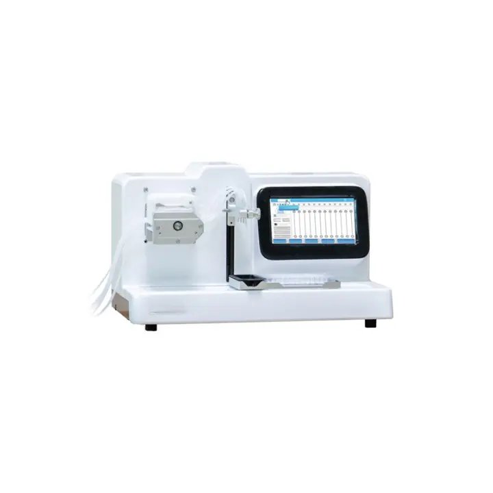 Dispensador automático de microlíquidos capacidad 5–9999 μl 5–9999 μl (1 μl incremento)