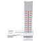 Medidor de desplazamiento de grietas, multidireccional