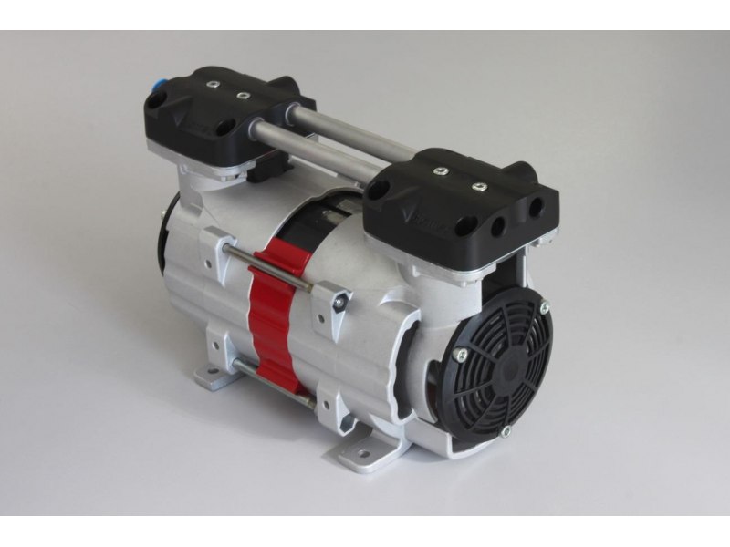 Biomec serie BC2P quimica (vacio/compresor, 36–100 LPM, doble piston, resistencia estandar/alta)