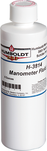 Manometro Liquido 8 oz. Botella