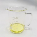 Vaso de vidrio de forma baja con boquilla -  boro 3.3