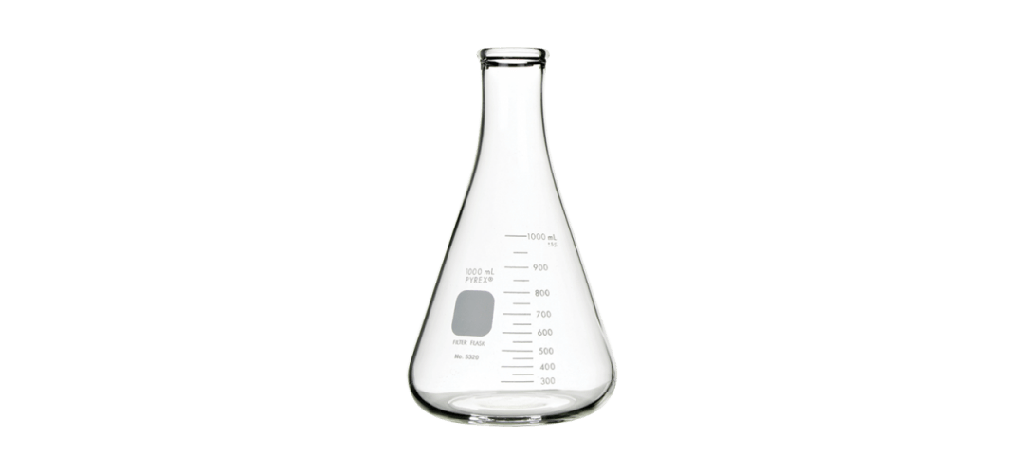 Matraces Erlenmeyer cuello estrecho, graduacion 500ML