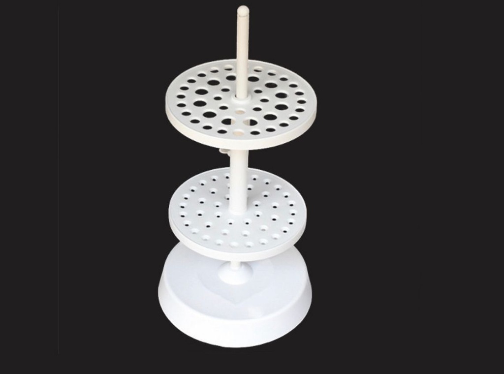 Soporte de pipeta vertical de plastico 44 agujeros