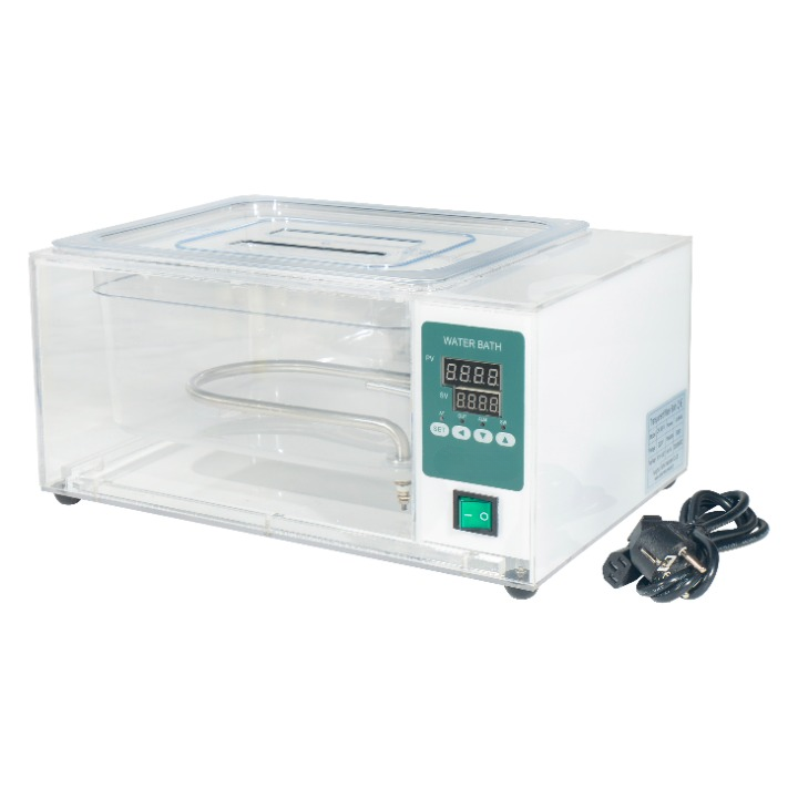 Bano de agua transparente, tamano de la camara interior 280L x 220A x 150A