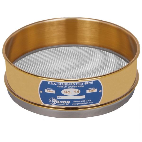 Tamiz - 8" - N.14 Filtra - ASTM-E11 - TM 203001400050