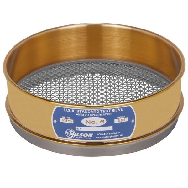 Tamiz - 8" - N.6 - Filtra ASTM-E11 - TM 203003350050