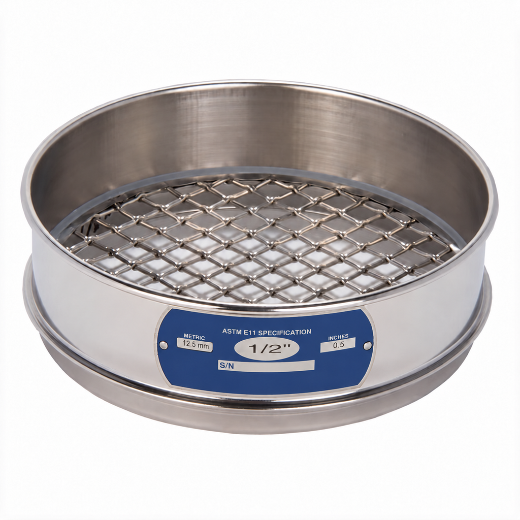 Tamiz - 8" - 1/2" (12,5mm) acorde a ASTM E-11