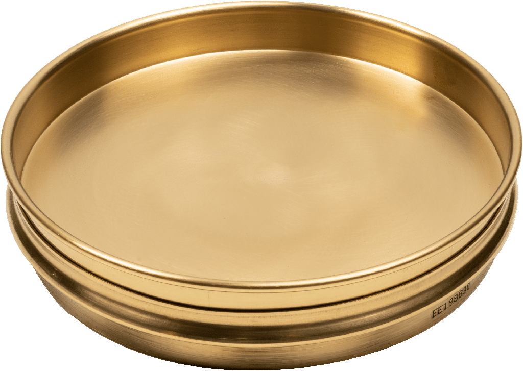 Bandeja separadora de laton de 8" de diametro y 1" de profundidad, H-3955SP