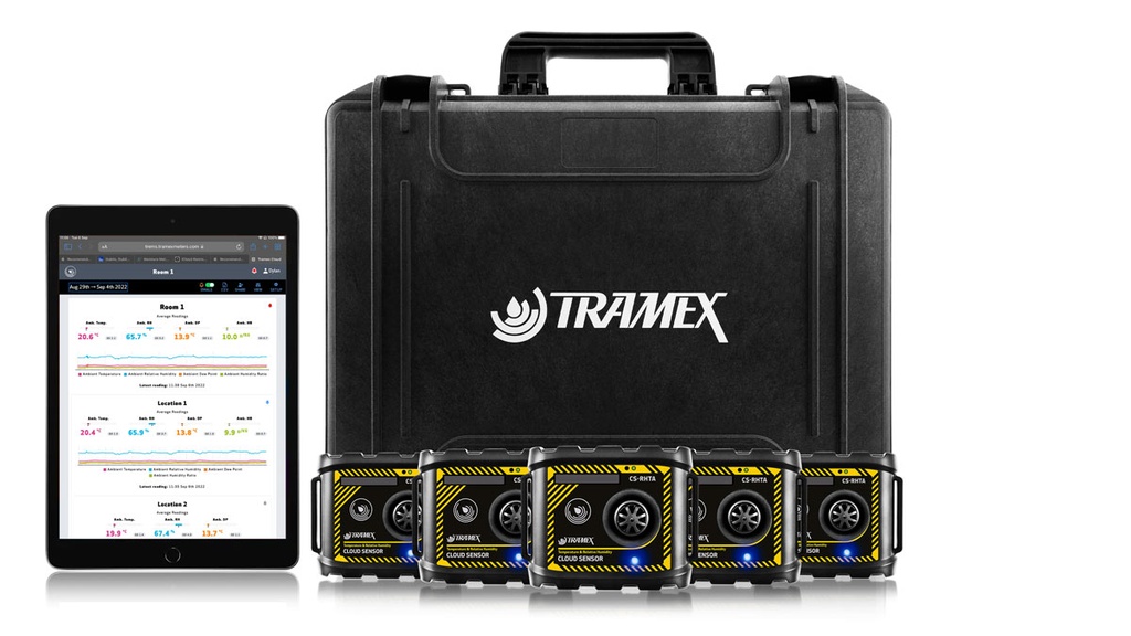 Tramex Remote Environmental Monitoring System Accessory Pack - AP-TREMS-5