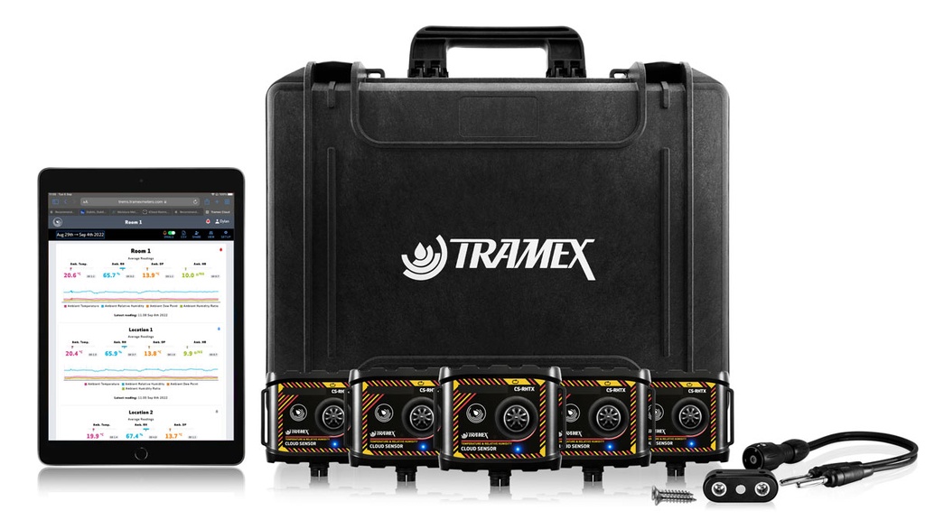 Tramex remote environmental monitoring system wme/mc accessory PACK - AP-TREMS-WME/MC